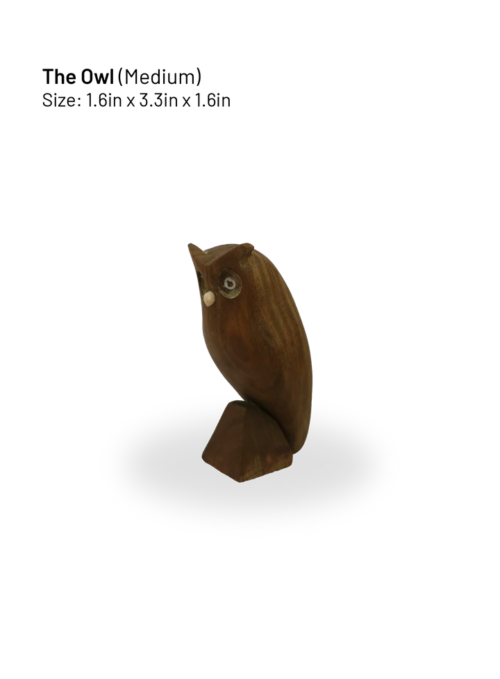 Hand-Carved Palo Santo Figurines (Pack of Seven)