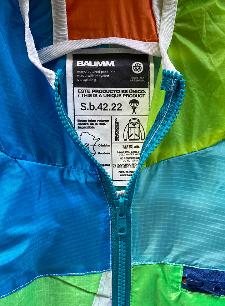 Upcycled Parachute Jacket (Small - S.b.42.22)