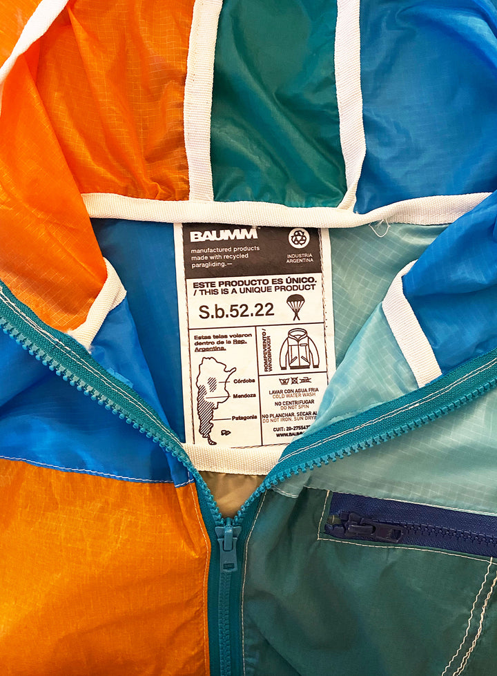 Upcycled Parachute Jacket (Small - S.b.52.22)
