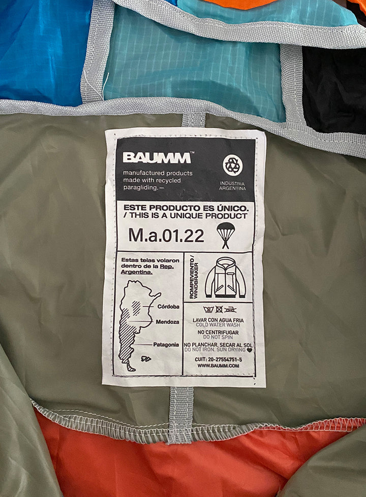 Upcycled Parachute Jacket (Medium - M.a.01.22)