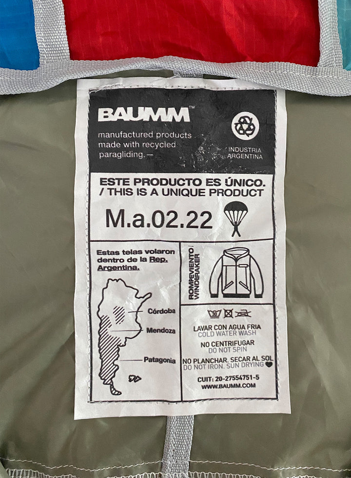 Upcycled Parachute Jacket (Medium - M.a.02.22)
