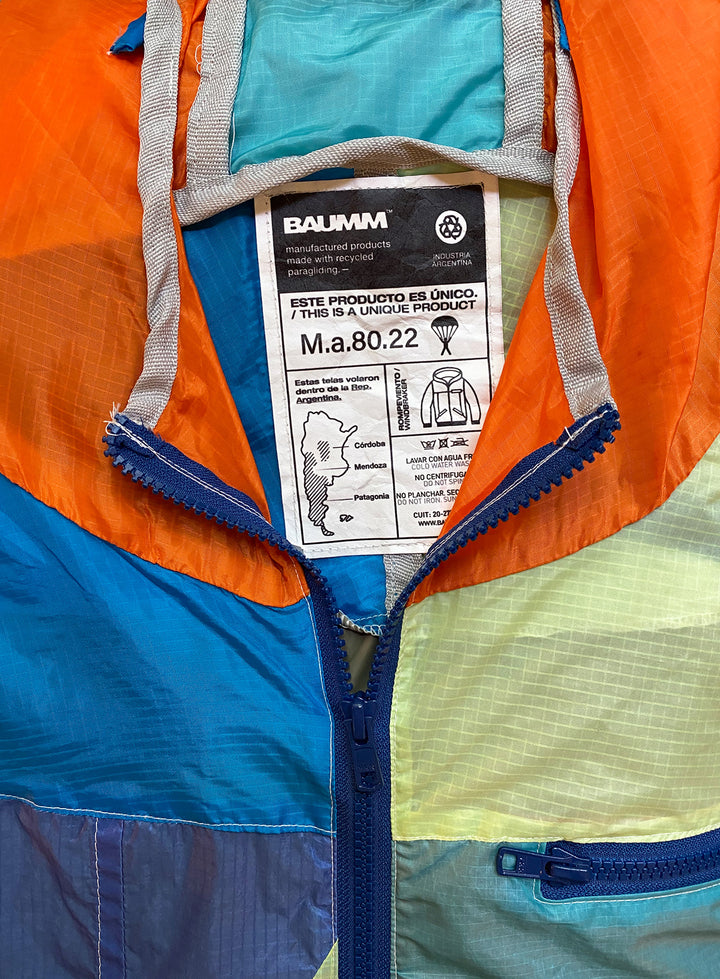 Upcycled Parachute Jacket (Medium - M.a.80.22)