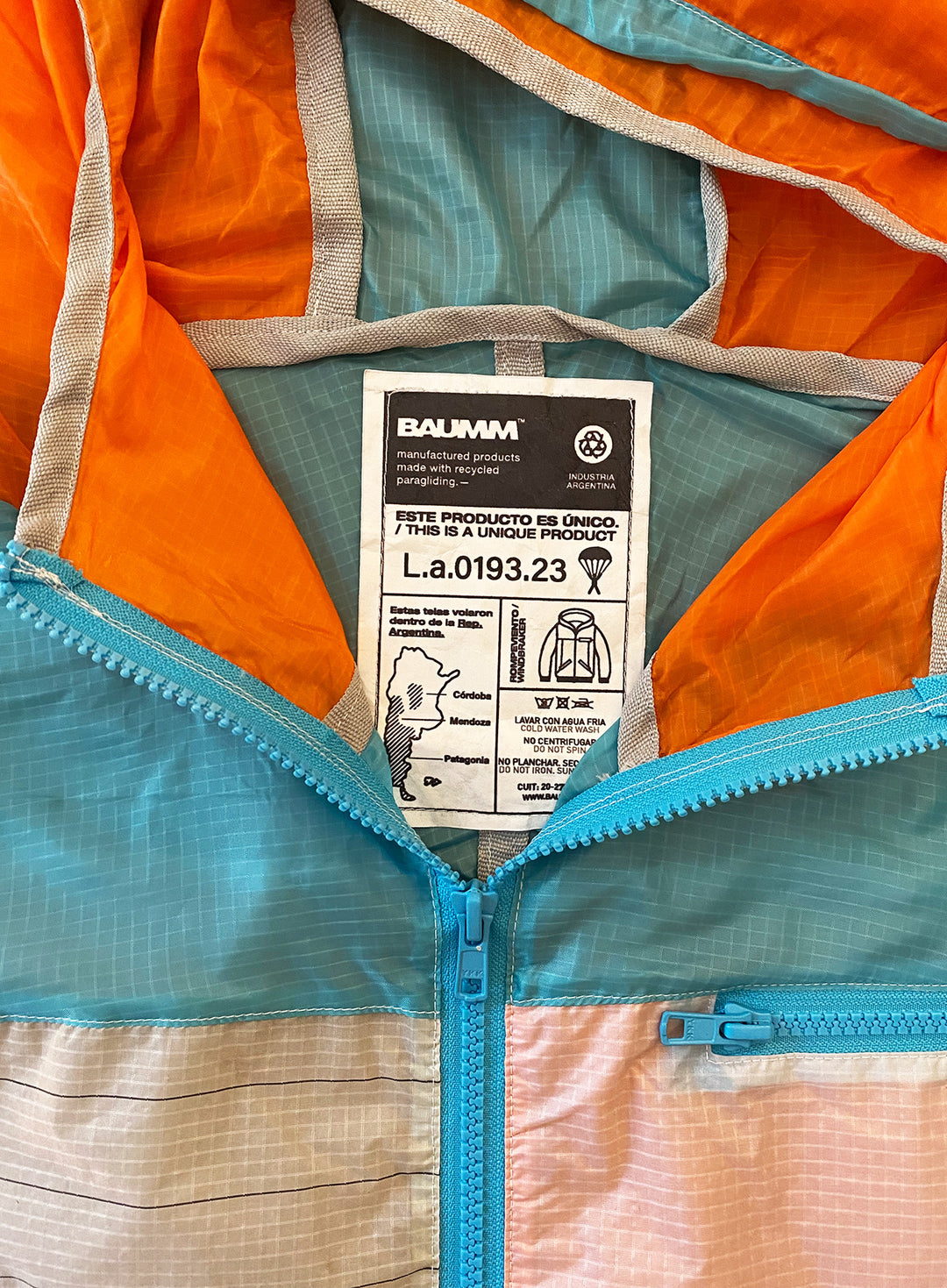 Upcycled Parachute Jacket (Large - L.a.0193.23)