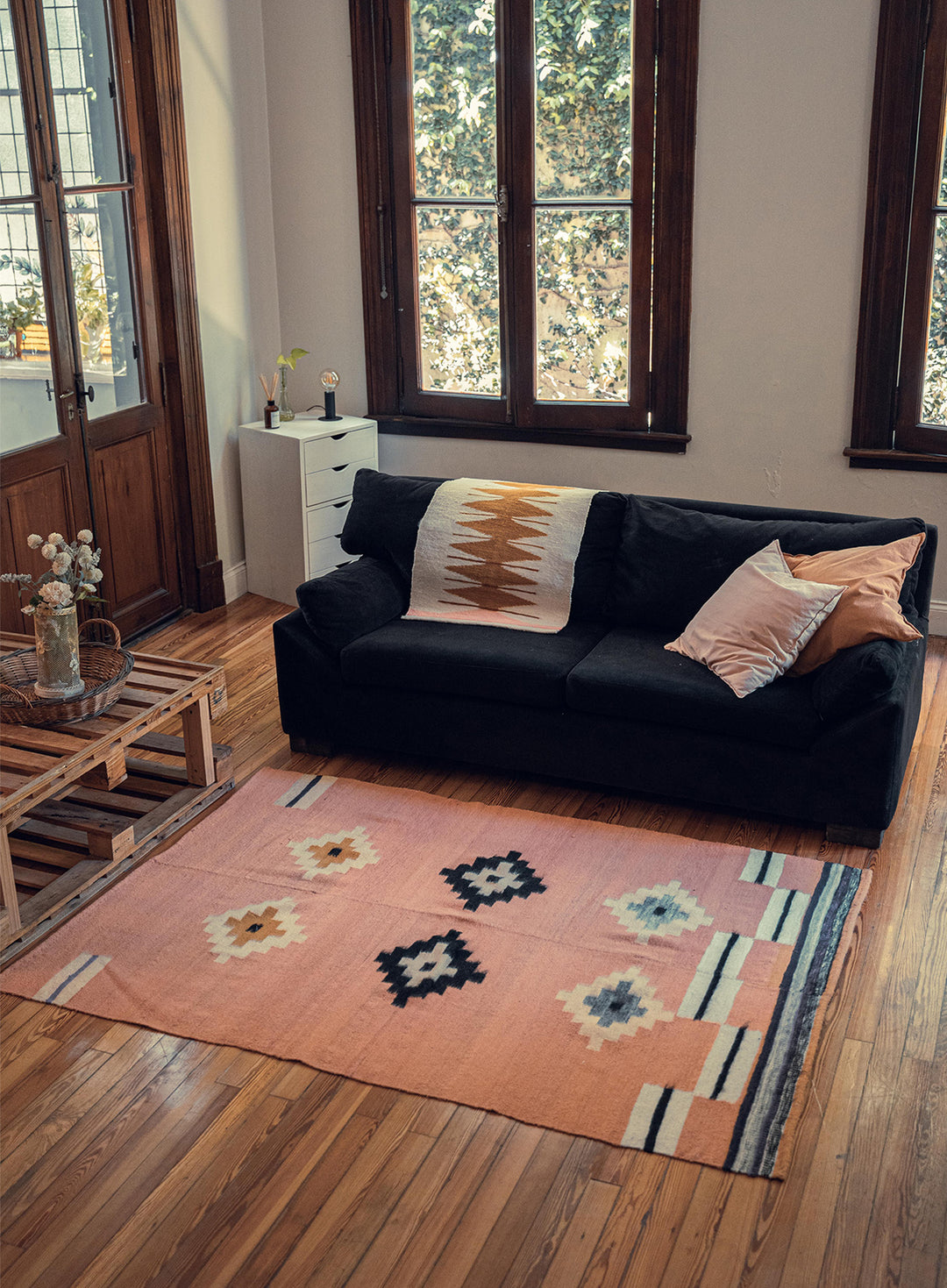 La Chacana Tapestry in Ivory