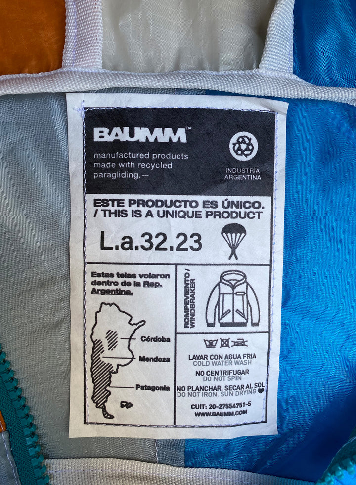Upcycled Parachute Jacket (Large - L.a.32.23)