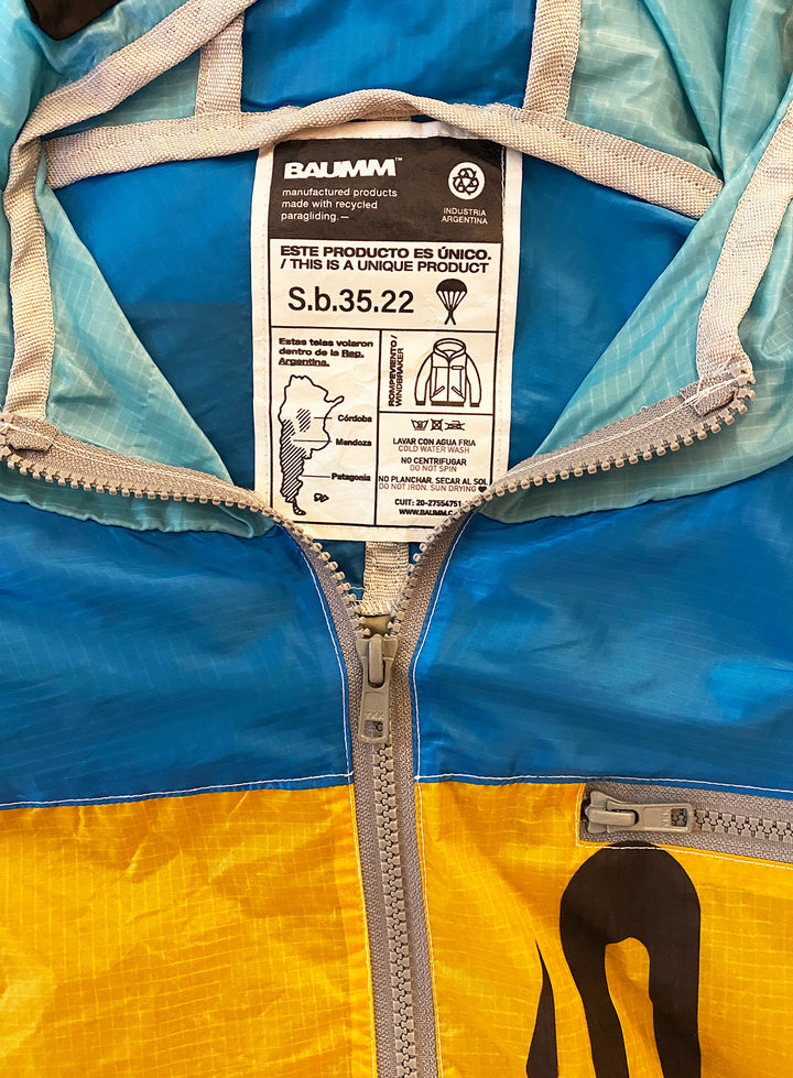 Upcycled Parachute Jacket (Small - S.b.35.22)