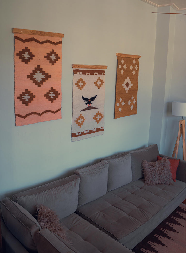 La Cruz Tapestry in Brown
