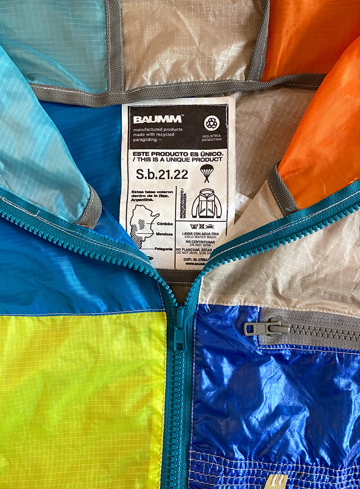 Upcycled Parachute Jacket (Small - S.b.21.22)