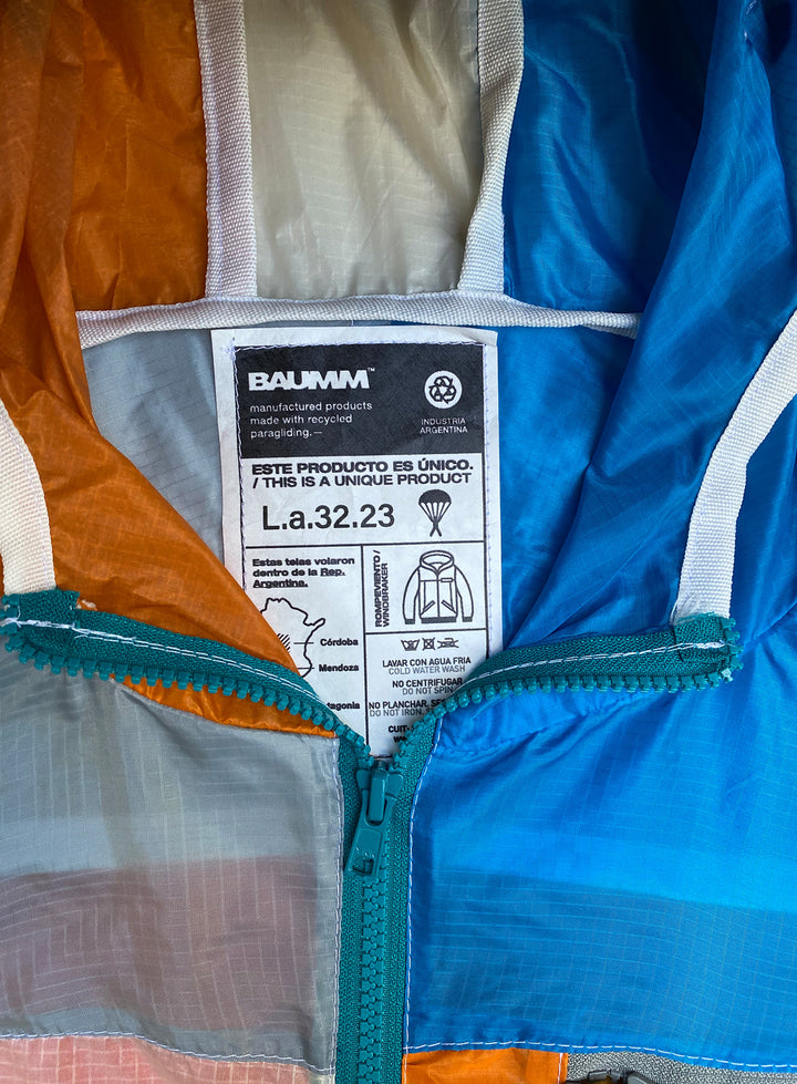 Upcycled Parachute Jacket (Large - L.a.32.23)