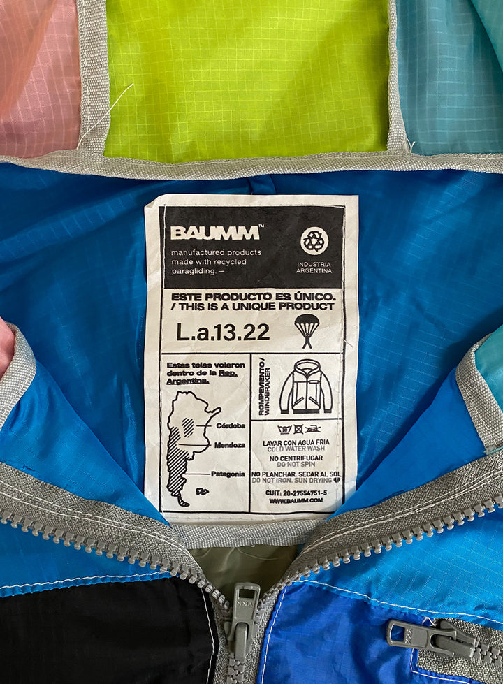 Upcycled Parachute Jacket (Large - L.a.13.22)