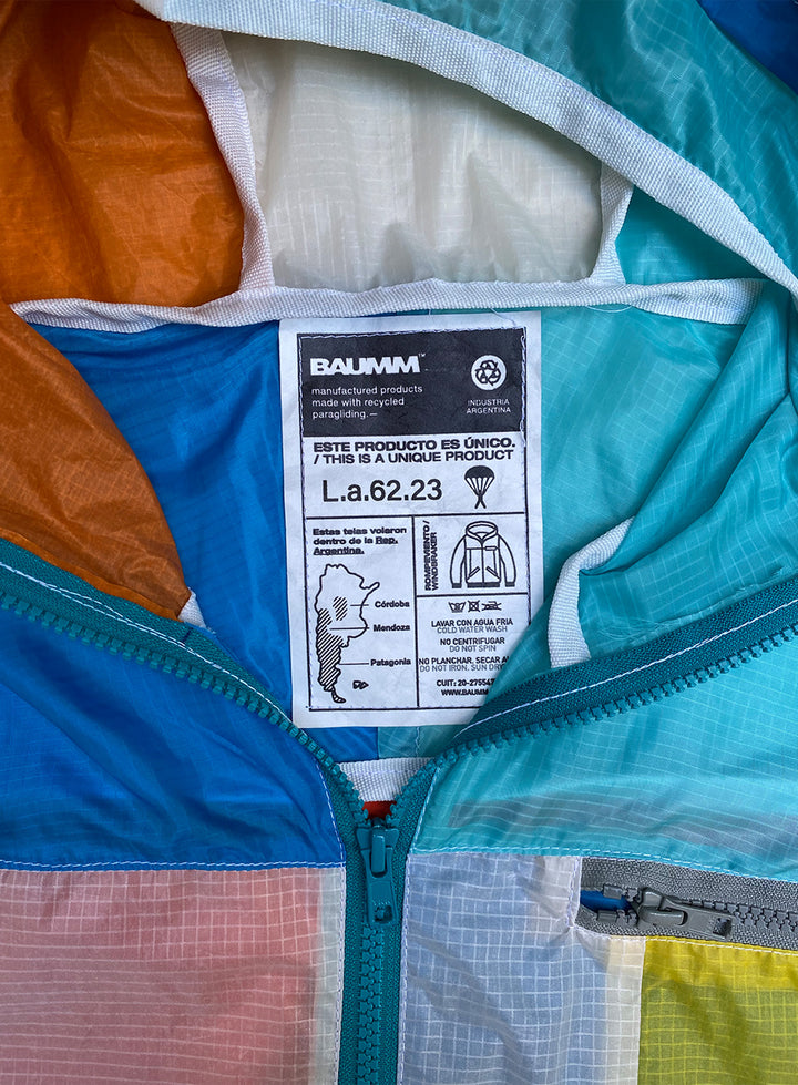 Upcycled Parachute Jacket (Large - L.a.62.23)
