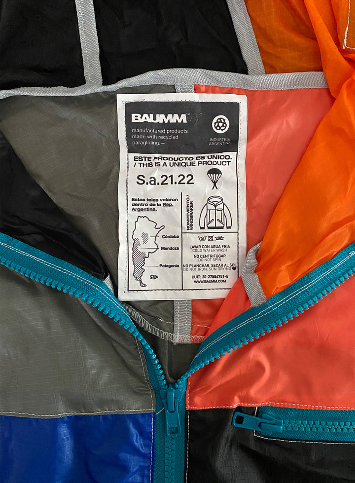 Upcycled Parachute Jacket (Small - S.21.22)