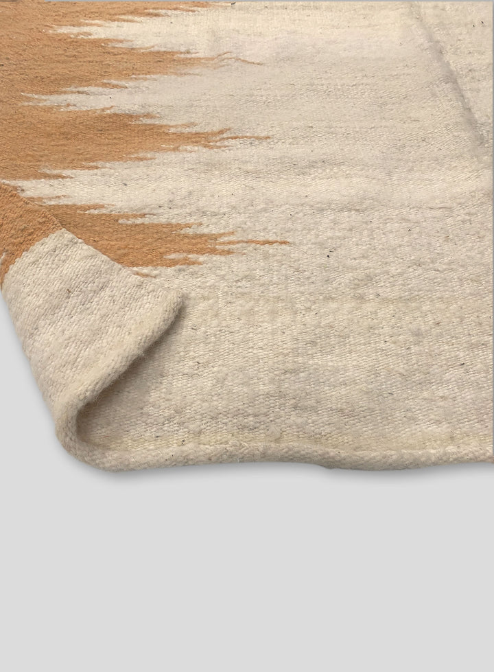 Los Picos Area Rug in Off White and Faded Gold