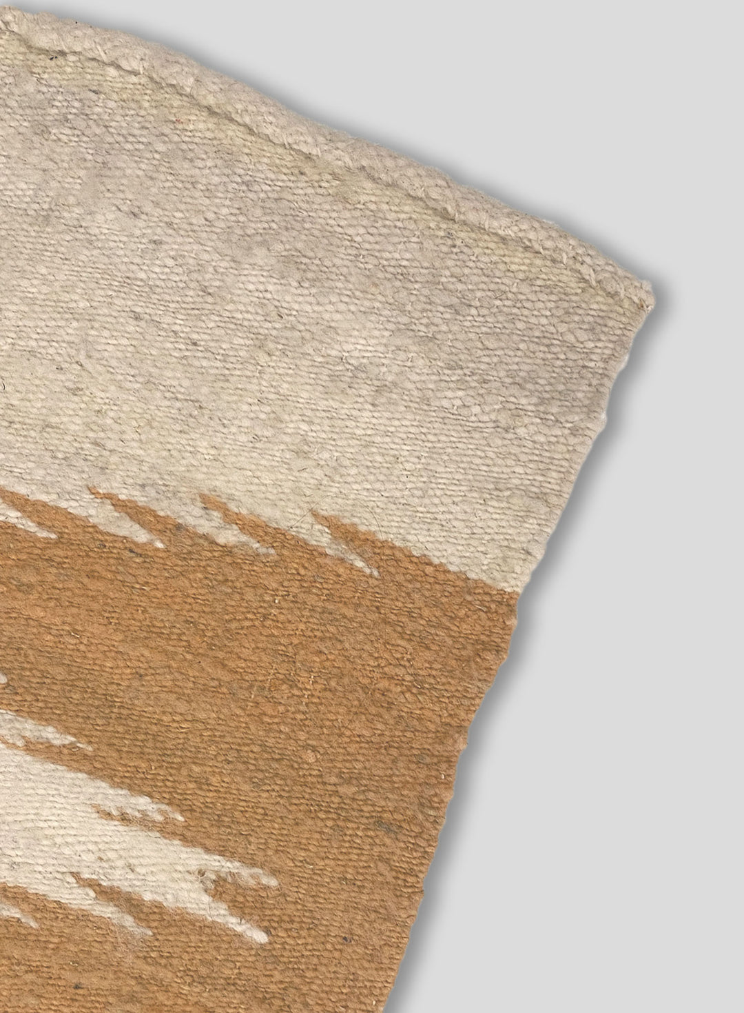 Los Picos Area Rug in Off White and Faded Gold