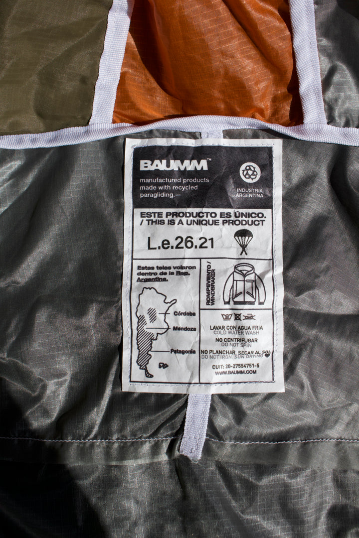 Upcycled Parachute Jacket (Large - L.e.26.21)