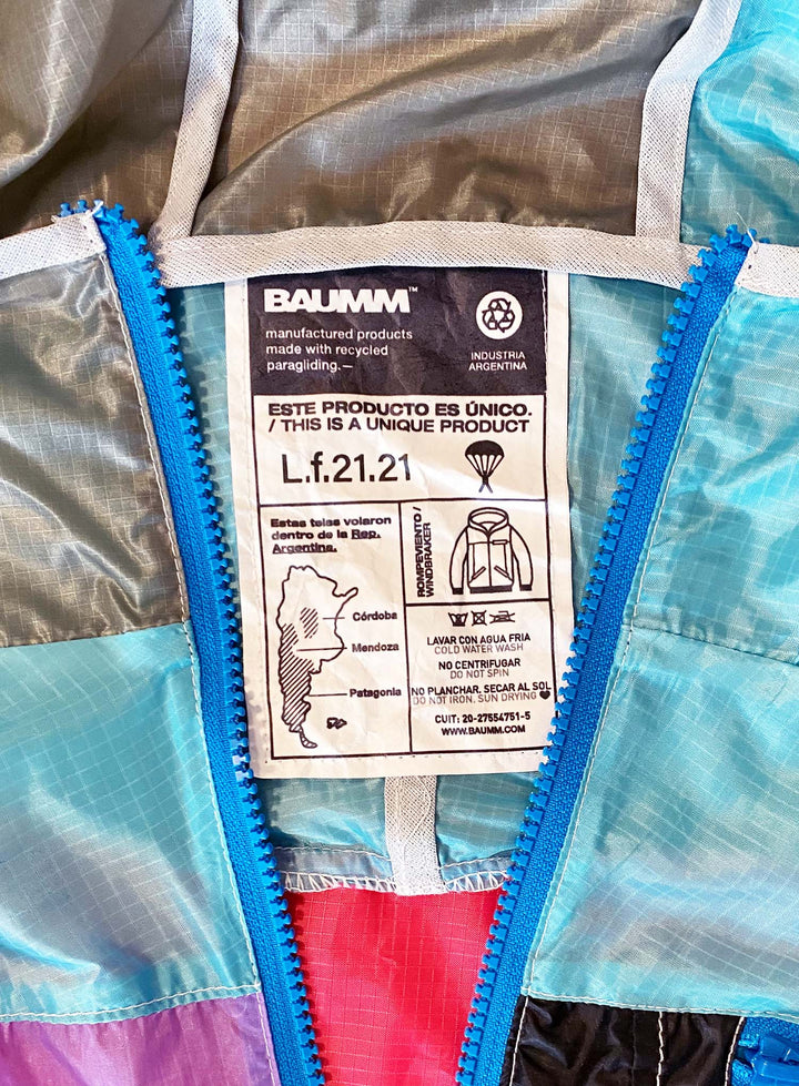 Upcycled Parachute Jacket (Large - L.f.21.21)